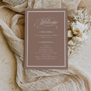 Programme Classique Luxe Mariage Neutre Taupe Mocha Doux