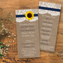 Collection de Mariages de tournesol rustique - Mar