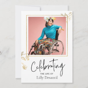 Programme commémoratif simple en or