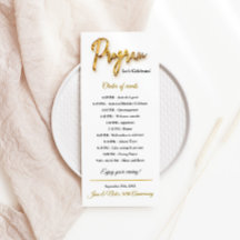 Programme - Conception minimaliste de texture or 3