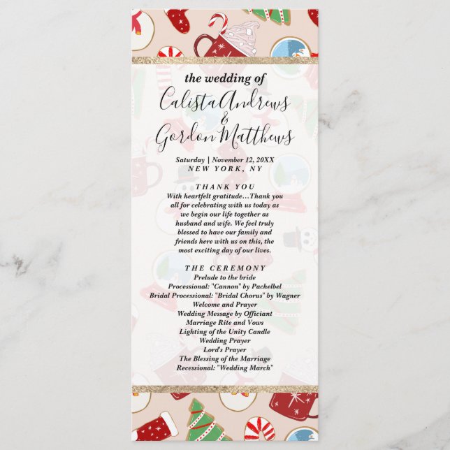 Programme Cookie Illustration Pattern (Devant)