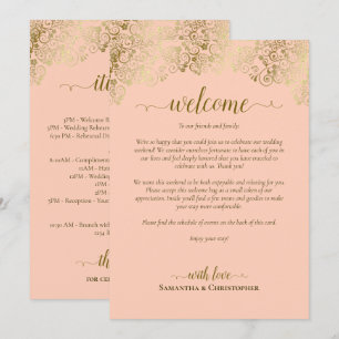 Programme Corail Mariage Accueil & Itinéraire Péché & Or