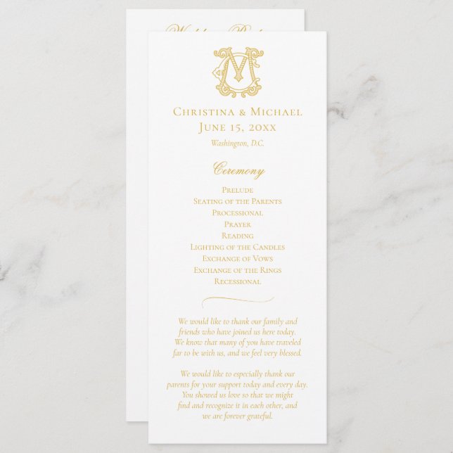 Programme COULEURS ÉDITABLES CM Monogramme MC Monogramme Pro (Devant / Derrière)