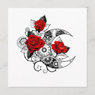 Programme Croissant mécanique avec roses rouges