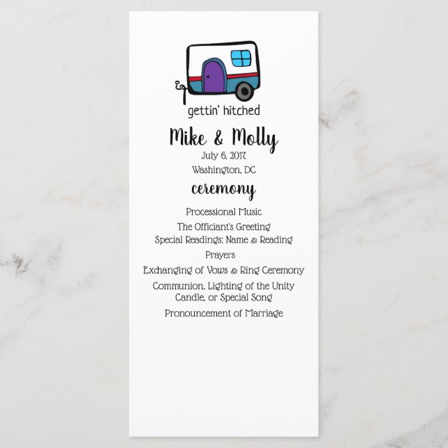 Programme Cute Camper (Devant)