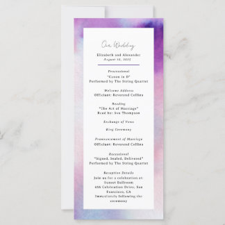 Programme de cadre aquarellé