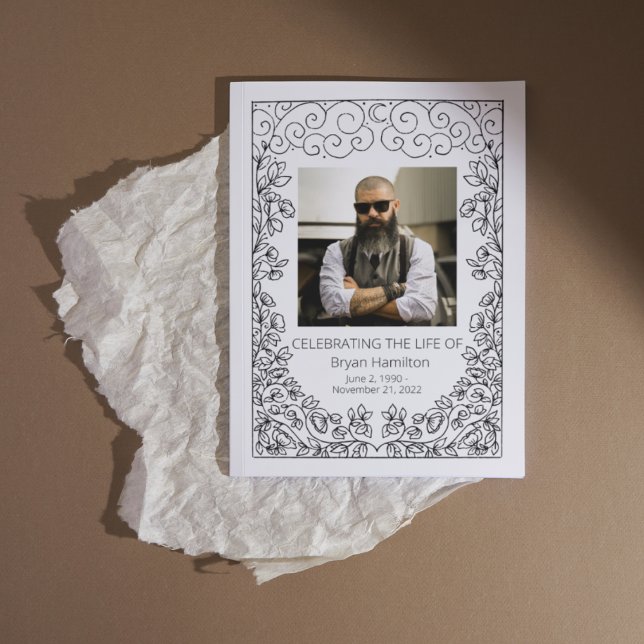 Programme de célébrations funéraires de la dentell (Créateur téléchargé)