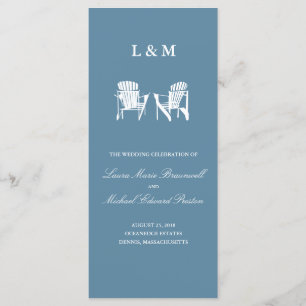 Programme de cérémonie des chaires Ocean Blue Adir