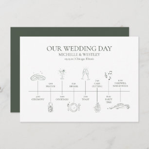 Programme de chronologie minimaliste pour Mariage 