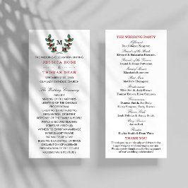 Programme de collection de Mariages Monogram Berry