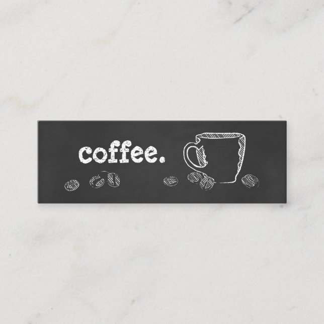 Programme de fidélité de CRAIE de TASSE de CAFÉ (Devant)