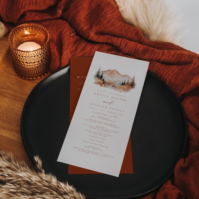 Programme de l'Ordre des événements du Mariage de  (Créateur téléchargé)