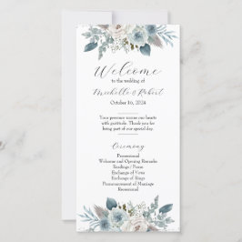 Programme de mariage (8"x4")