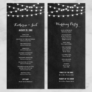 Programme de mariage à cordes de charbon