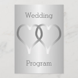 Programme de mariage Coeurs d'argent