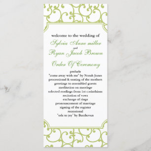 programme de mariage de chaux