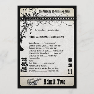 Programme de mariage de la feuille de jeu Argent m