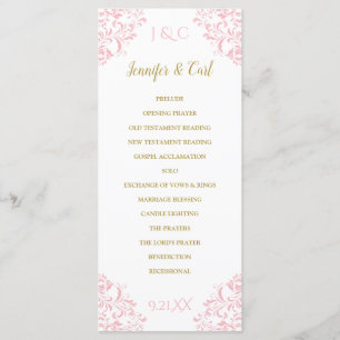 Programme de mariage de Nadine   Longueur thé (Ros