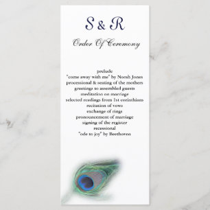 programme de mariage de paon