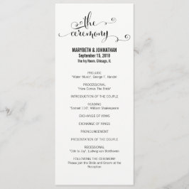 Programme de Mariage De Script Nous Faisons Modern