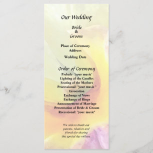 Programme de mariage des orchidées de cattleya jau