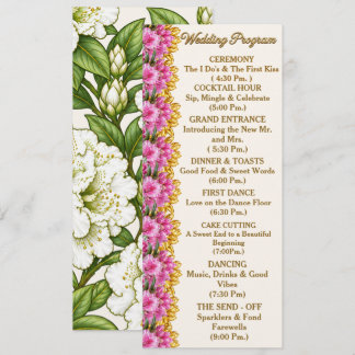 Programme de Mariage Détillé Rhododendron de la Cô