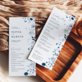 Programme de mariage élégant et bohème avec fleurs