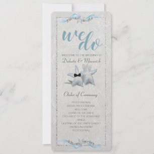 Programme de mariage étoile de mer