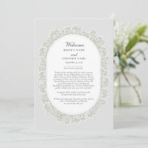 Programme de mariage floral Gypsophile souffle de