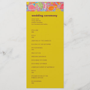 Programme de mariage Ganesh jaune
