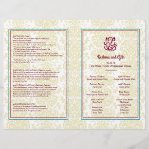 Programme de mariage hindou Circulaire