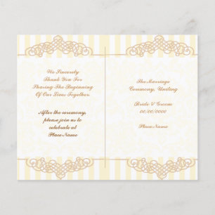 programme de mariage mignon