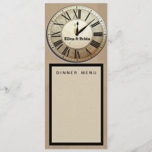 Programme de mariage personnalisé du nouvel an