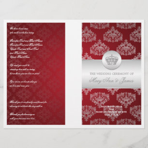 Programme de mariage Royal Crown Red