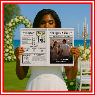 Programme de Mariage sur Journal Moderne Calendrie