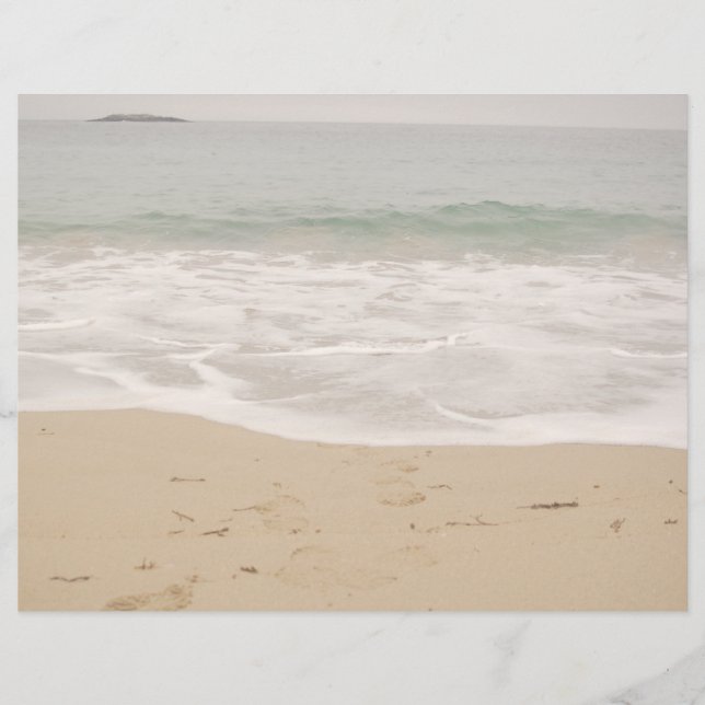 Programme de mariage sur la plage Couverture seule (Devant)