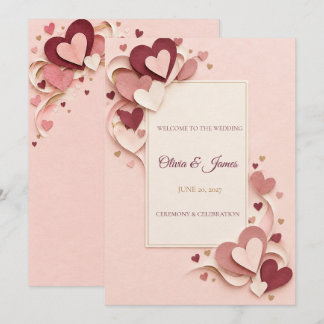 Programme de mariage Tombez amoureux pour la fête