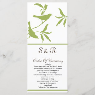 programme de mariage vert