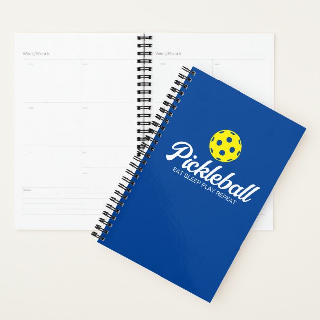 Programme de match du joueur de Pickleball planifi (Devant avec enveloppe)