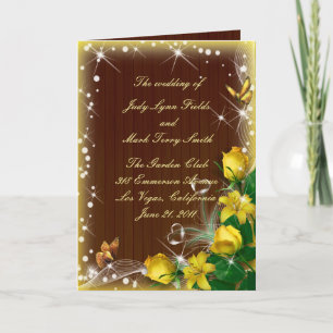 Programme de papillons floraux en bois foncé rusti