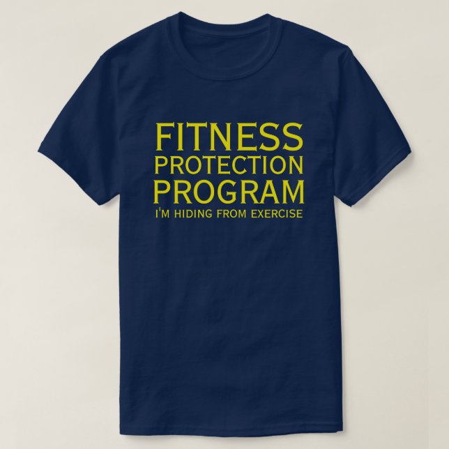 PROGRAMME DE PROTECTION DE LA FITNESS T-shirt (Design devant)