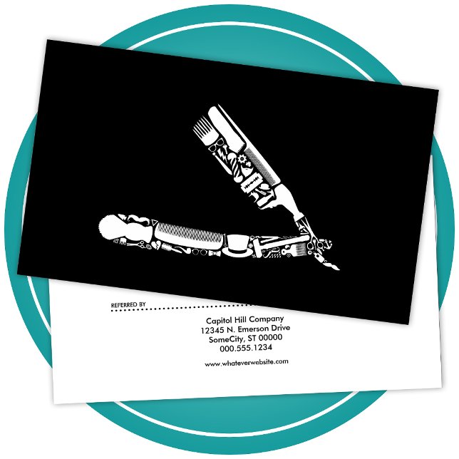 programme de référence des icônes de rasoir barber (Créateur téléchargé)