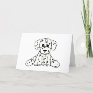 Programme Dessin simple de contour de chien en peluche dalma