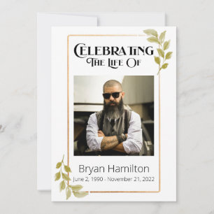 Programme d'Ordre de service commémoratif des funé