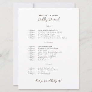 Programme du week-end de mariage V3