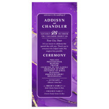 Élégance Ethérée : Mariage mauve d'inspiration géo