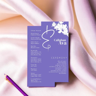 Programme Élégance florale violette moderne