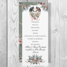 Élégant Mariage de cheval de printemps