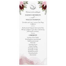 Élégant Mariage de fleurs bordeaux
