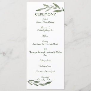 Programme Elégant minimaliste Feuille cadre Green Olive Hunt